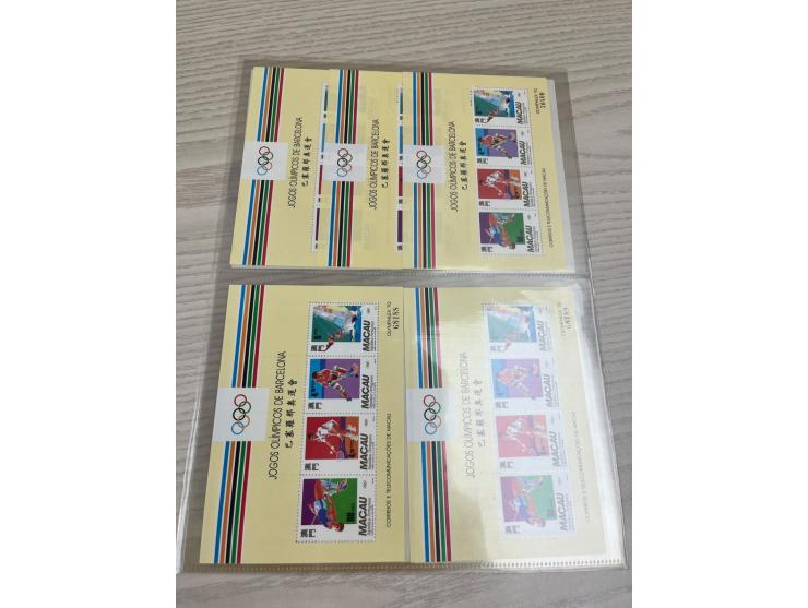 including Medicinal Plants, Butterflies, Grand Prix, Centenary of Macau Stamp and many others. With many duplicates. Mostly t